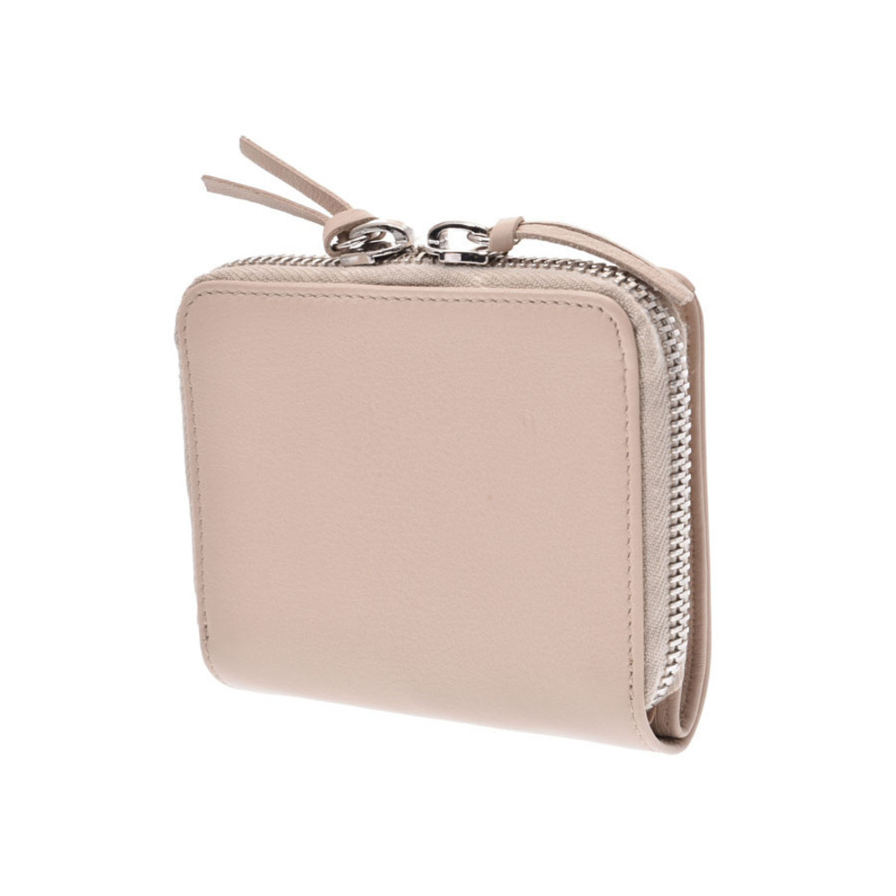 Balenciaga Paper Billfold Beige Wallet Calfskin